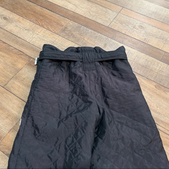 Post Card Vintage Black Quilted Snowpants - Picture 10 of 10